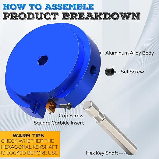 PVC Pipe Reamer 2 Inch, PVC Socket Saver, Fit Into Standard 1/2" Drills