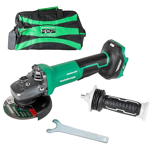 Metabo HPT 36V MultiVolt??Cordless 4-1/2-5-Inch Angle Grinder, Variable Speed, Paddle Switch, Tool Only - No Battery, G3613DVFQ6