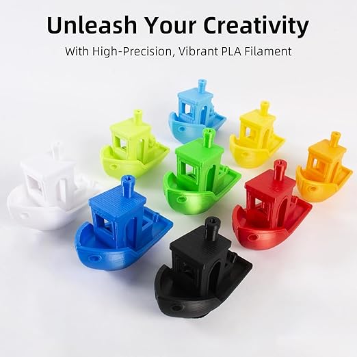 Geeetech PLA Filament 1.75mm Black, 1kg (2.2lbs) Spool, Neatly Wound 3D Printer Filament, Tangle-Free, Dimensional Accuracy +/- 0.02mm, Fits Most FDM 3D Printers