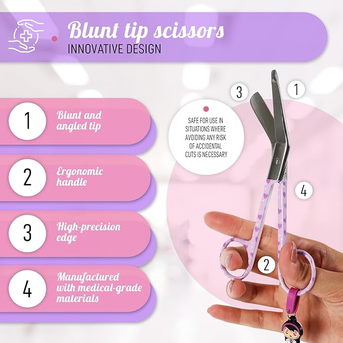 SCISSORS SCISSORS - BLIND TIP - STAINLESS STEEL - DESIGN - DI