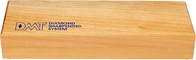 DMT (Diamond Machining Technology) 8-in. Diamond Whetstone Bench Stone, Fine Grit Sharpener with Hardwood Box (W8F), One Size