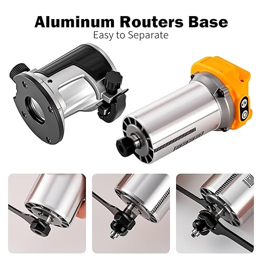Router Tool 800W for Woodworking Tools with 12pcs 1/4" Router Bits 31000r/Min 110V,Tool Box (US10)
