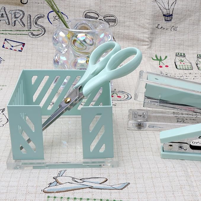 NatSumeBasics Mint Green Scissors 6.5'' Office Scissors All Purpose Scissors Professional Tailor Dressmaker Fabric Shears for School Office Home(Mint Green Scissors)