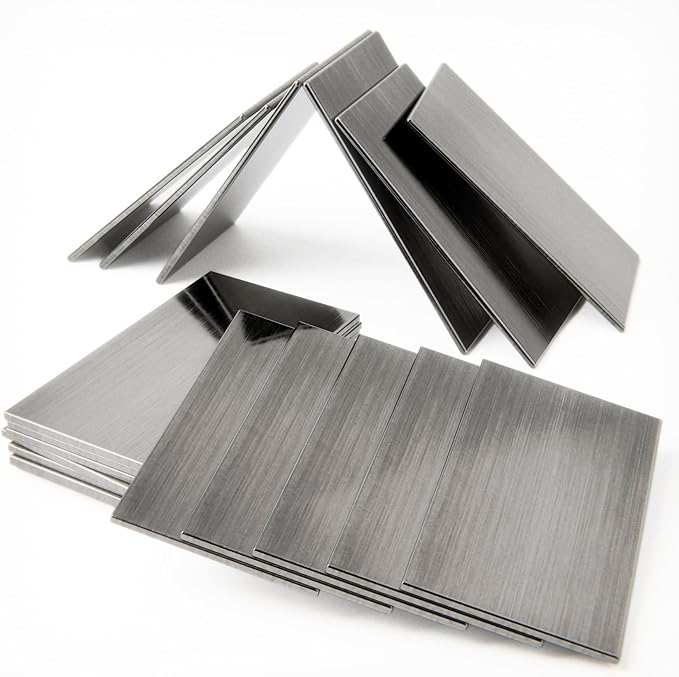 Welding Coupons 20 pack, 2 x 4 x 1/8" Mild Steel Welding Kit, Welding Practice for MIG TIG Gas Arc Stick and Wirefeed