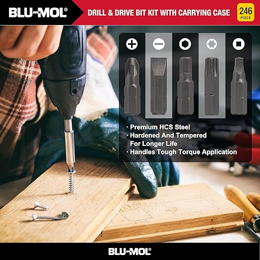 Disston E0100523 IMPACT DRILL DRIVE SET 246PC