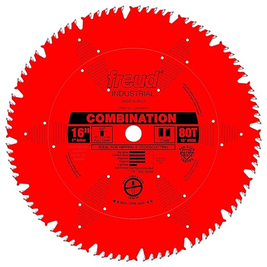 Freud LU84R016: 16" x 80T Combination Blade