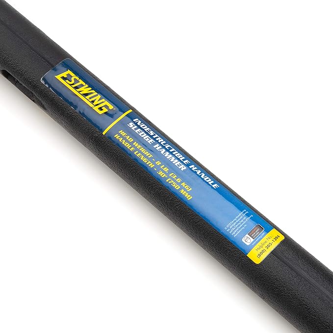 Estwing 8 lb. Head, 30" Length Indestructible Handle Sledge Hammer