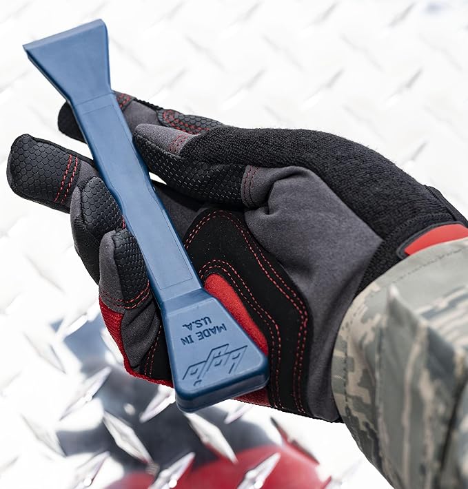 Bojo Tools - 1-1/4" Wide Plastic Scraper Tool - Heavy Duty 5-PACK