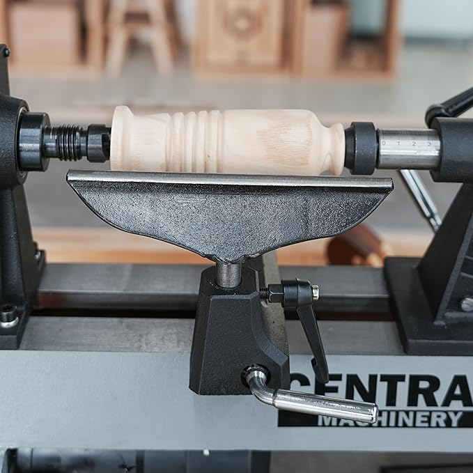 Integrated 8" Tool Rest with 5/8"(16mm) Post with Length 80mm for WoodTurning Lathes.