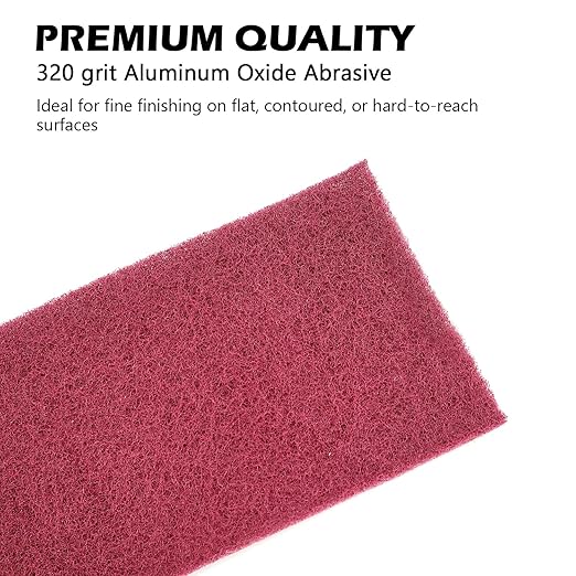 Maroon General Purpose Scuff Pads, Scuffing, Scouring Pad, Sanding, Paint Primer Prep Scratch - Surface Preparation Pad Car Auto Body Woodworking 7447-Premium, 5 Inches * 30 Feet