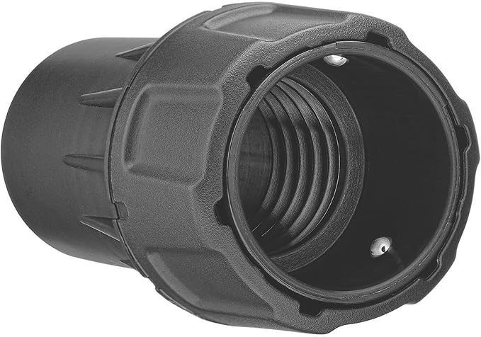 DWV9000 universal Quick Multi-Function Connector Fits Dust Extractors竊똶acuum hose, various DW tools & shrouds. Allows fits easy, durable connection between 1-1/4 In.