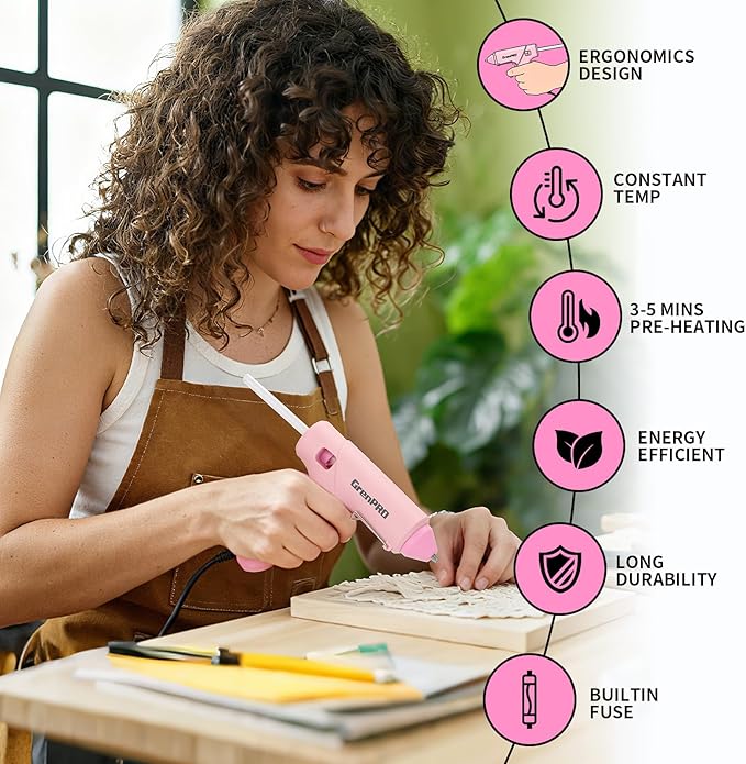 GRENPRO Pink Tool Set Drill Set, 188PCS Tool Kit For Home with Pink Cordless Drill Power, Hand Tool Kit for Women, Basic Household Auto Car Repair Tool Box for Men, Portable Storage Box Tools Sets