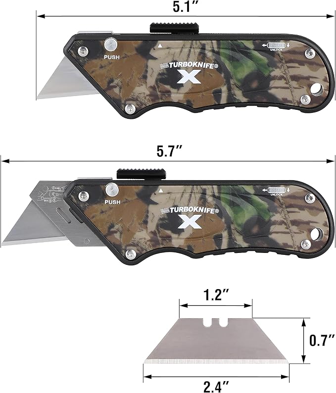 Olympia Tools 33-130 Camo Turbo x Knife