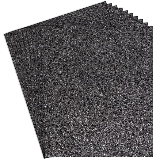 220 Grit Sand Paper, 9 x 11 Inch, 10 Pcs Wet Dry Sandpaper Sheets, Silicon Carbide for Wood, Metal, Automotive Sanding and Polishing, Waterproof and Durable