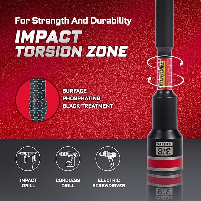 Impact Screwdriver Bits Set, 110 Pieces 1/2??Magnetic (PH/TORX/HEX/PZ/SQ/SL) S2 Steel Multi Power Insert Driver Bits and Socket Adapter, Nut Driver, Bit Holder with Colorful Organizer Sleeve
