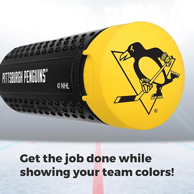 MEGAPRO짰 NHL짰 Team Edition Multi-bit Screwdriver | Officially Licensed NHL짰 Gear | Durable, Ergonomic, Pro-Grade Screwdriver (Pittsburg Penguins짰)