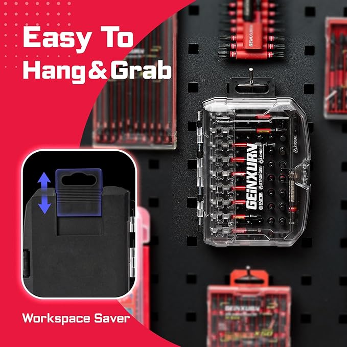Impact Screwdriver Bits Set, 83Pieces Magnetic Muliti S2 Steel Phillips/Slotted/Square/Torx/Hex Insert Power Bits Tips Set with Impact Bit Holder and Socket Adapter (Black Storage Box Case)