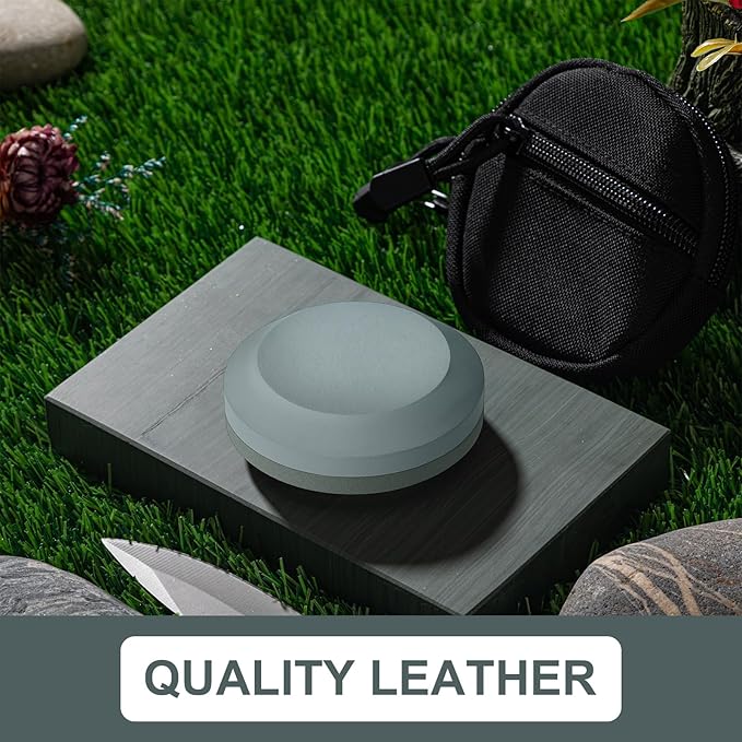 2 Pcs Axe Sharpener Multipurpose Axe Hatchet Sharpening Stone Whetstone Blade and Tool Machete Sharpener Knife set, Dual Grit 180/320 Sharpening with Storage Bag (Gray,Gray-blue)