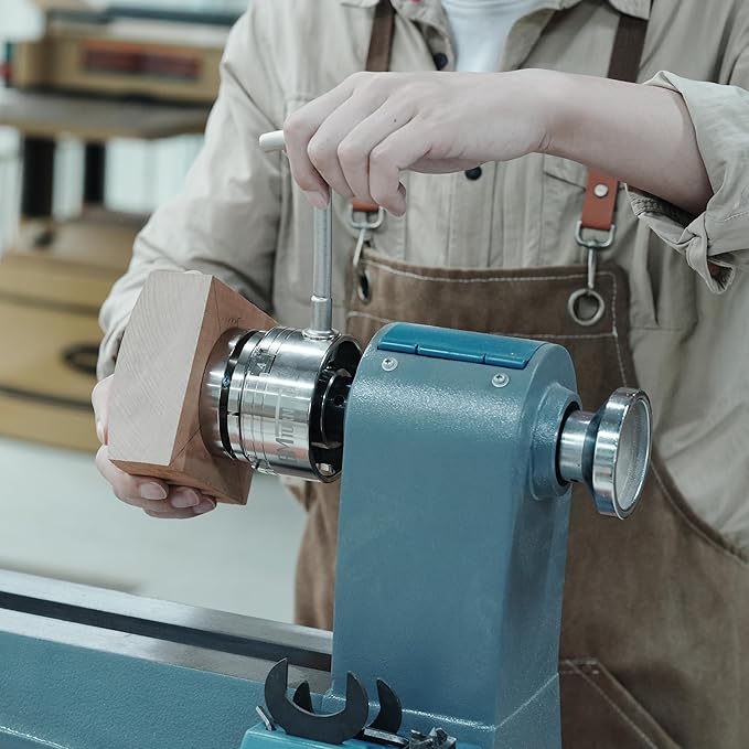 2" 50mm Faceplate Ring for Woodturning Lathe Chucks, allows the workpiece to be securely clamped by the chuck's dovetail jaws,Compatible with Super NOVA 2, G3.