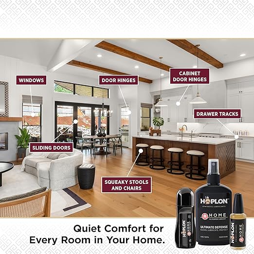 HOPLON Home Premium Lubricant Kit ??Precision Lubrication System with Snap-Shut Case for Serious DIYers ??100% Synthetic, Low-Odor Formula for Home & Garage with Three Precision Applicators
