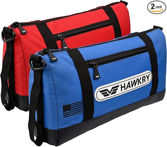 HAWKRY Oxford Waterproof Tool Bag Set of 2 ??Small Tool Bag and Tool Pouch, Fishing Bag, Travel Pouch, Compact, Durable Small Travel Bag, Multipurpose Tool Bags for Men for Work, Fishing and Travel