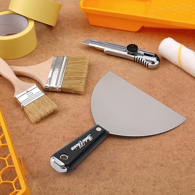 Bates 6 Inch Flexible Drywall Spackle Knife - Paint & Metal Scraper, Wall & Putty Scraper