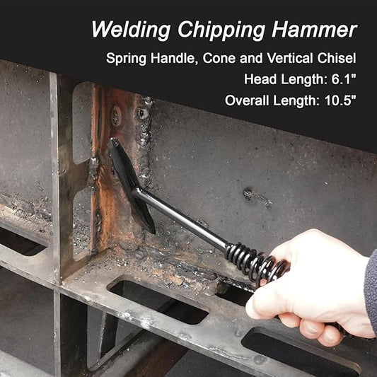 Welding Accessories,23pc,Chipping Hammer,Leather Welding Gloves 13.5",Soapstone Holder,16'x 1"Tape measures,50LB Welding Magnet,Triple Flint Torch Striker,Torch Cleaner,Wire Brush