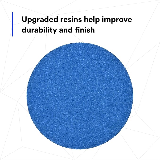3M Stikit Blue Abrasive Disc Roll 36265, No Hole, Coating Removal, Body Repair, 80 Grade, 5 in, 50 Discs/Roll