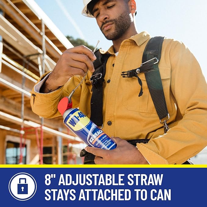 WD-40 Original Formula, Multi-Use Product, EZ-REACH Flexible Straw, 14.4 OZ [6-Pack]