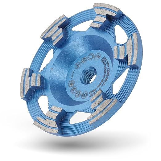 PRODIAMANT 5??Diamond Cup Wheel, 5/8??11 Arbor, Wet/Dry, Max 12,200 RPM ??Concrete, Masonry & Stone Grinding Wheel for Angle Grinder (Model PD-ST51-i58-125 mm)