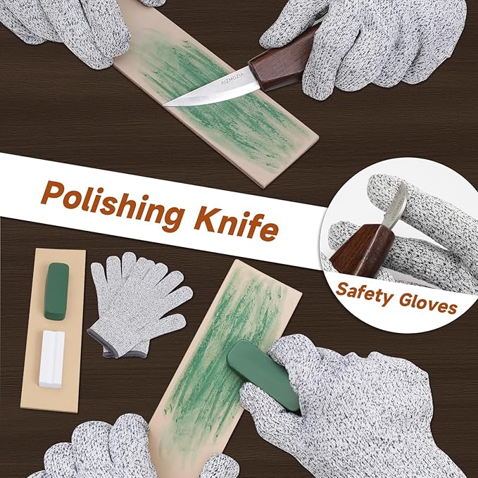 Wood Carving Kit for Beginners ??25pcs Whittling Knife Kit Wood Carving Tools with PU Leather Storage Bag, 10 Carving Knives, 6 Templates & Basswood for DIY Crafts