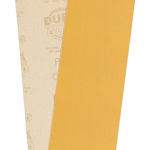 Dura-Gold Premium - 1000 Grit Gold - Hook & Loop Backing Longboard Continuous Sandpaper Roll, 2-3/4" Wide, 12 Yards Long - For Automotive Detailing, Fine Color Sanding, Long Board Sander, Hand Blocks