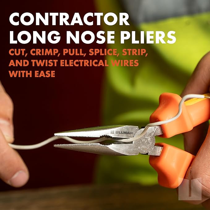 Ullman Devices Corp - Insulated Pliers Set - Set Includes Long Nose COM