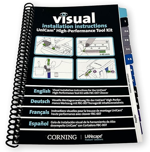 Corning TKT-UNICAM-PFC UniCam High-Performance Installation Toolkit LC, SC and ST Compatible; Terminates Single-Mode and Multimode Fibers; Includes Carrying Case