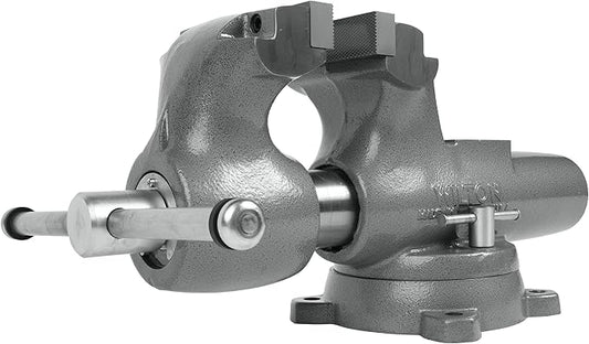 Wilton Machinist Bench Vise, 6" Jaw Width, 10" Jaw Opening, 5-1/2" Throat (Model 600S)