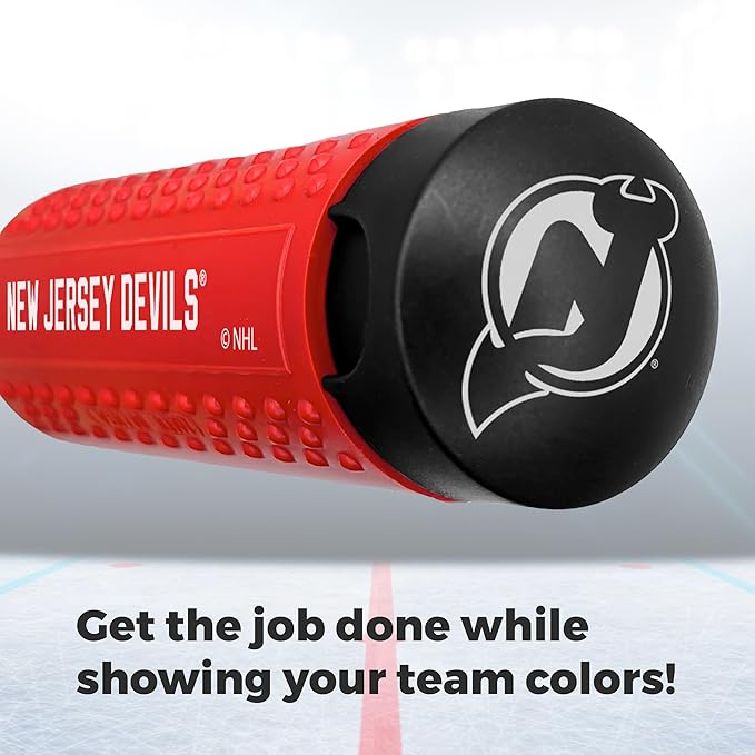 MEGAPRO짰 NHL짰 Team Edition Multi-bit Screwdriver | Officially Licensed NHL짰 Gear | Durable, Ergonomic, Pro-Grade Screwdriver (New Jersey Devils짰)