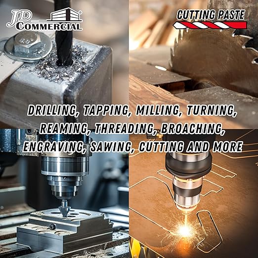 Cutting Paste 4 OZ, Cutting, Tapping, and Drilling Lubricant, Reduces Heat, Extends Tool Life & Improves Precision, for Drilling, Milling, Threading, and More (2 Pack)