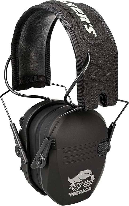 Walker's Razor Slim Ultra Low Profile Compact Design Adjustable Range Shooting Hunting Hearing Protection Electronic Earmuffs