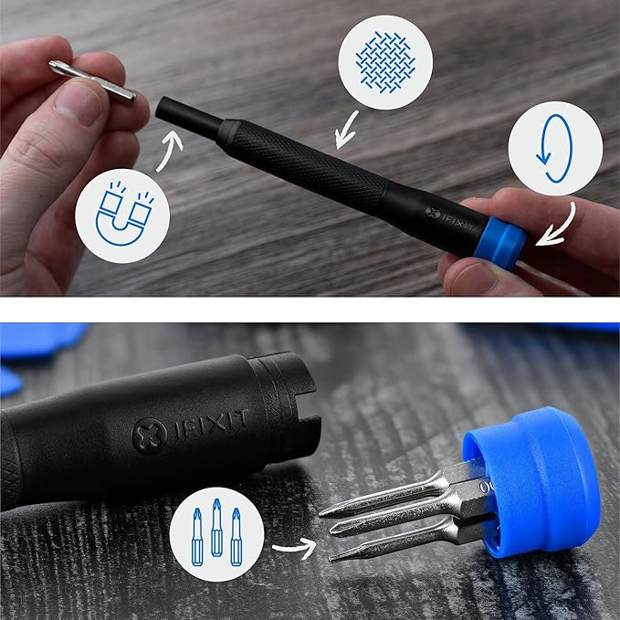 iFixit Moray Driver Kit - 32 Precision Bits for Smartphones, Game Consoles & Small Electronics Repair