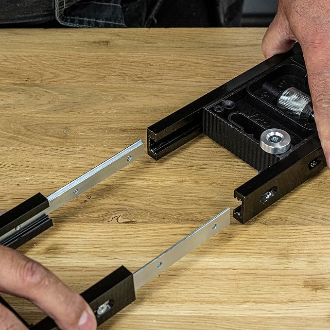 Trend Ultimate Door Installation Kit with Adjustable AnyDoor Jig (2'6" to 9'), T1 Plunge & Trim 쩌-Inch Router, Foot-Operated Lifter, Door Stand, and Professional Router Bit, H/JIG/D/B2