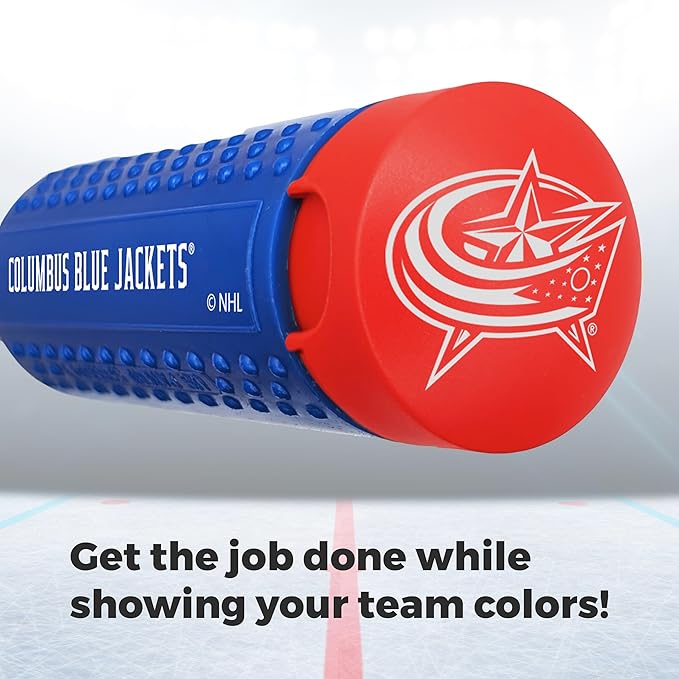 MEGAPRO짰 NHL짰 Team Edition Multi-bit Screwdriver | Officially Licensed NHL짰 Gear | Durable, Ergonomic, Pro-Grade Screwdriver (Columbus Blue Jackets짰)