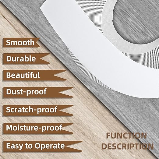 GSCIT Club White Edge Banding, 1/2 Inch x 500ft Melamine With Hot Melt Adhesive Pre-glued for Cabinet, Flexible White Veneer Edging for Plywood Furniture Table