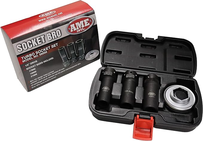 AME INTL Intl-68000 Socket Bro Turbo Socket Set-Black