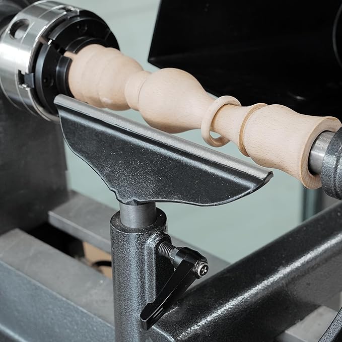 Integrated 8" Tool Rest with 1"(25.4mm) Post with Length 80mm for WoodTurning Lathes.