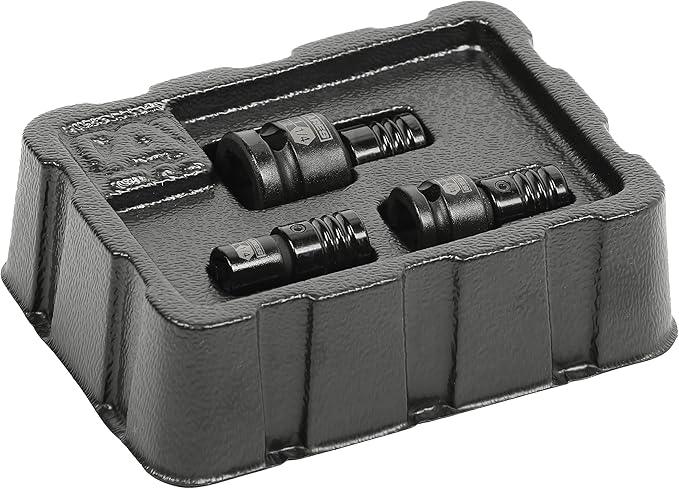 ARES 22035 ??3-Piece Impact Grade Quick Release Bit Holder Set ??1/4-Inch, 3/8-Inch, and 1/2-Inch Drive - Compatible With 1/4-Inch Hex Shank Bits - Quick Release Mechanism for Rapid Attach and Release