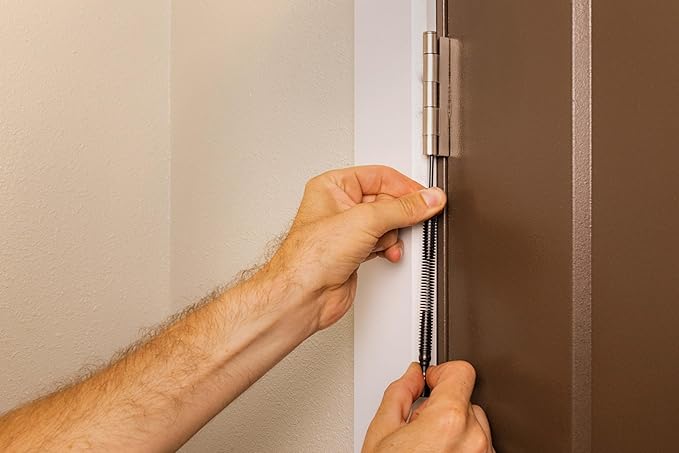 HIT Tool Door Hinge Pin Removal Tool - Spring Driven Door Hinge Pin Remover Punch and Nylon Faced Hammer