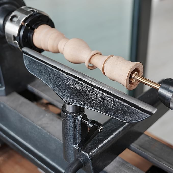 Integrated 12" Tool Rest with 1"(25.4mm) Post with Length 80mm for WoodTurning Lathes.