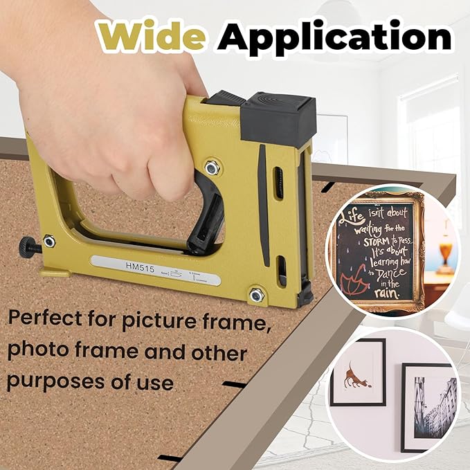 Anrain Point Driver for Picture Framing with 2000 Points, Portable Point Driver for Joiner DIY 2000 Points竊똏icture Framing Tool with Flexible Point Nails, for Flexible and Rigid Framers