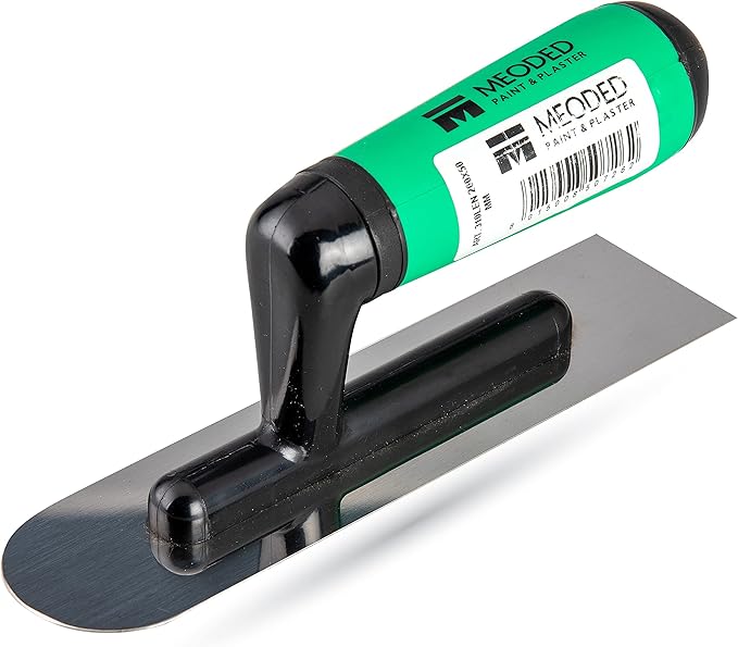 Stainless Steel Plaster Trowel, (8x2inch) Venetian Plaster Trowel, Plaster Tool, Narrow Edge 200x50mm, Meoded Paint & Plaster