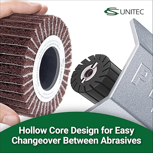 CS Unitec 47302 PTX Interleaf Combi Wheel, 80 Grit, 4" Diameter x 2" Wide